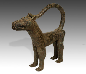 Standing Figure of a Royal Leopard