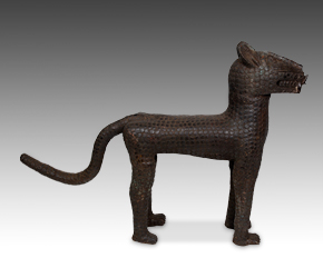 Standing Figure of a Royal Leopard