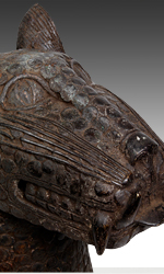 Standing Figure of a Royal Leopard (detail)