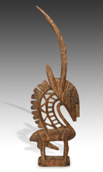 Chi Wara headdress in the southern vertical style
