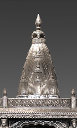 The dome resembles the Hindu temple Kashi Vishwanath