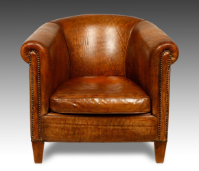 Sheep leather is used because of its enduring, unique, rich and buttery patina