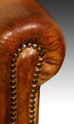 Sheep leather is used because of its enduring, unique, rich and buttery patina