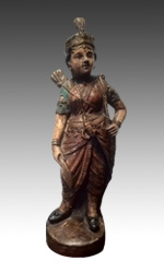 Example of figural toy depicting Rama used to teach children
