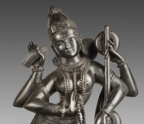 Standing figure of Saraswati