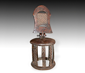 Bamileke Articulated Throne Chair