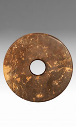 Chinese Hard Stone Bi 