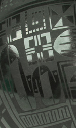 Detail of Mata Ortiz olla or vessel
