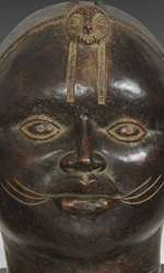 Royal Portrait Head of Queen Mother, Republic of Benin, West Africa