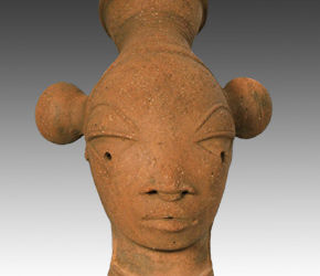 Terra cotta female bust, Nok culture, 500 BCE